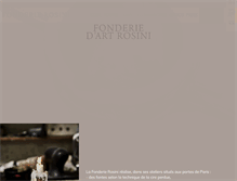 Tablet Screenshot of fonderie-rosini.com